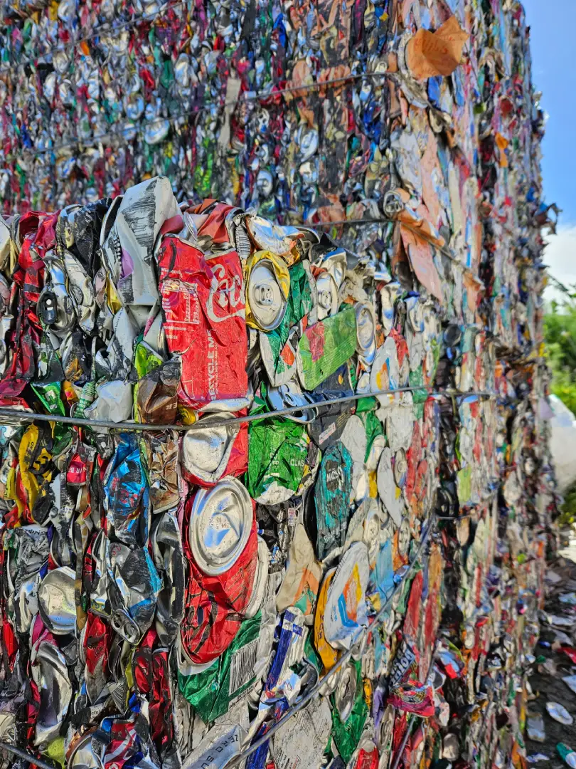 Compacted Aluminium Cans | Rubbish Direct