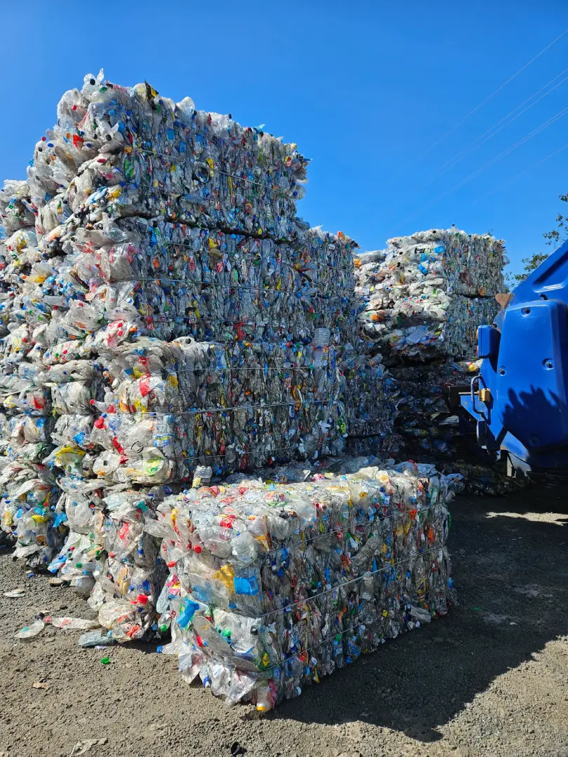 Plastic Bottle Bales | Rubbish Direct