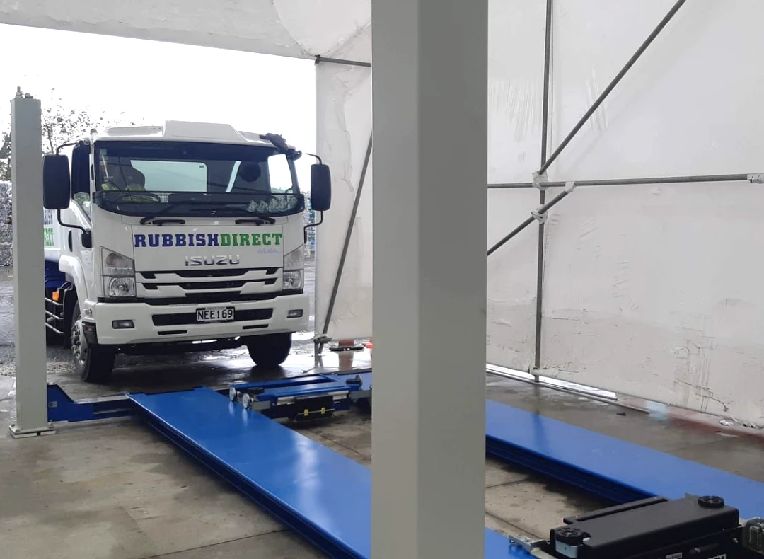 Rubbish direct workshop hoist | Rubbish Direct